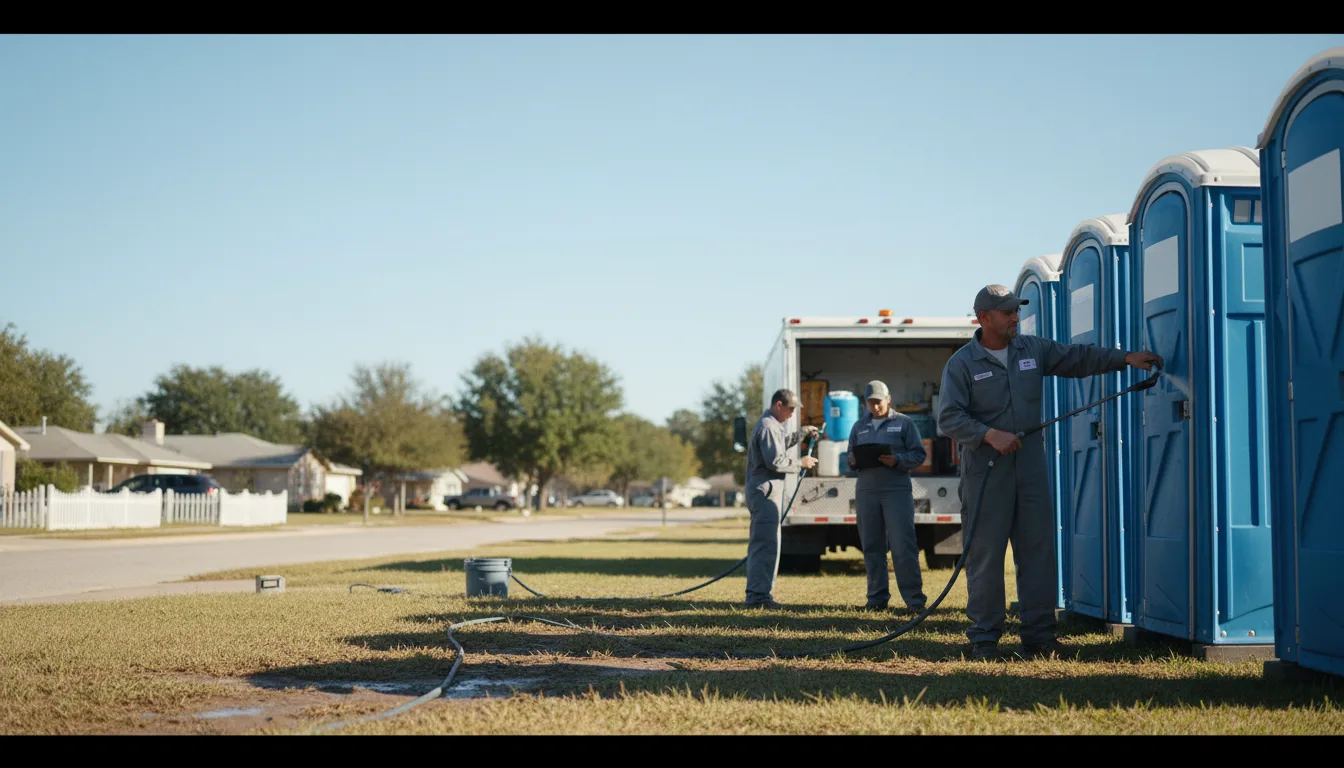 Long-Term Portable Toilet Rental in Reddell, LA near me